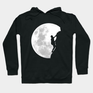 Climb the moon Hoodie